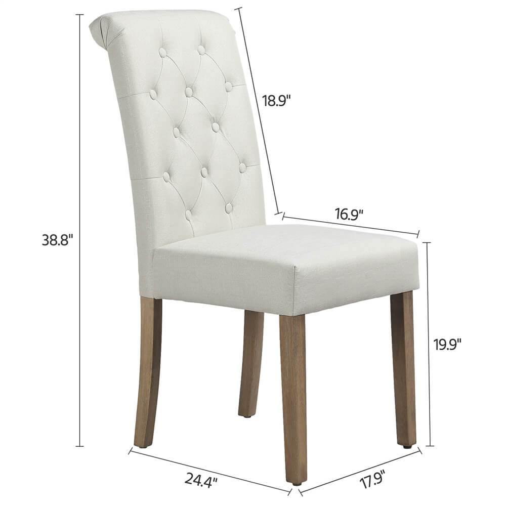 Dining Chairs Faux Leather Parsons Dining Chairs Position 3