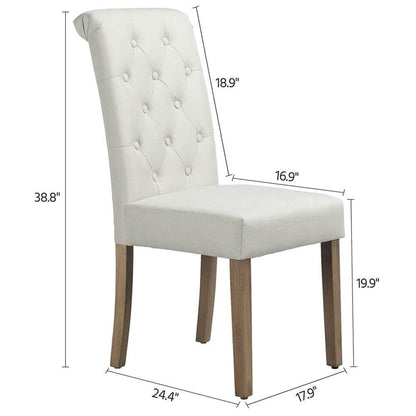 Dining Chairs Faux Leather Parsons Dining Chairs Position 3