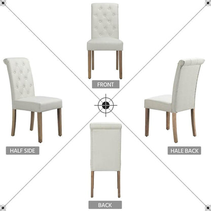 Dining Chairs Faux Leather Parsons Dining Chairs Position 9