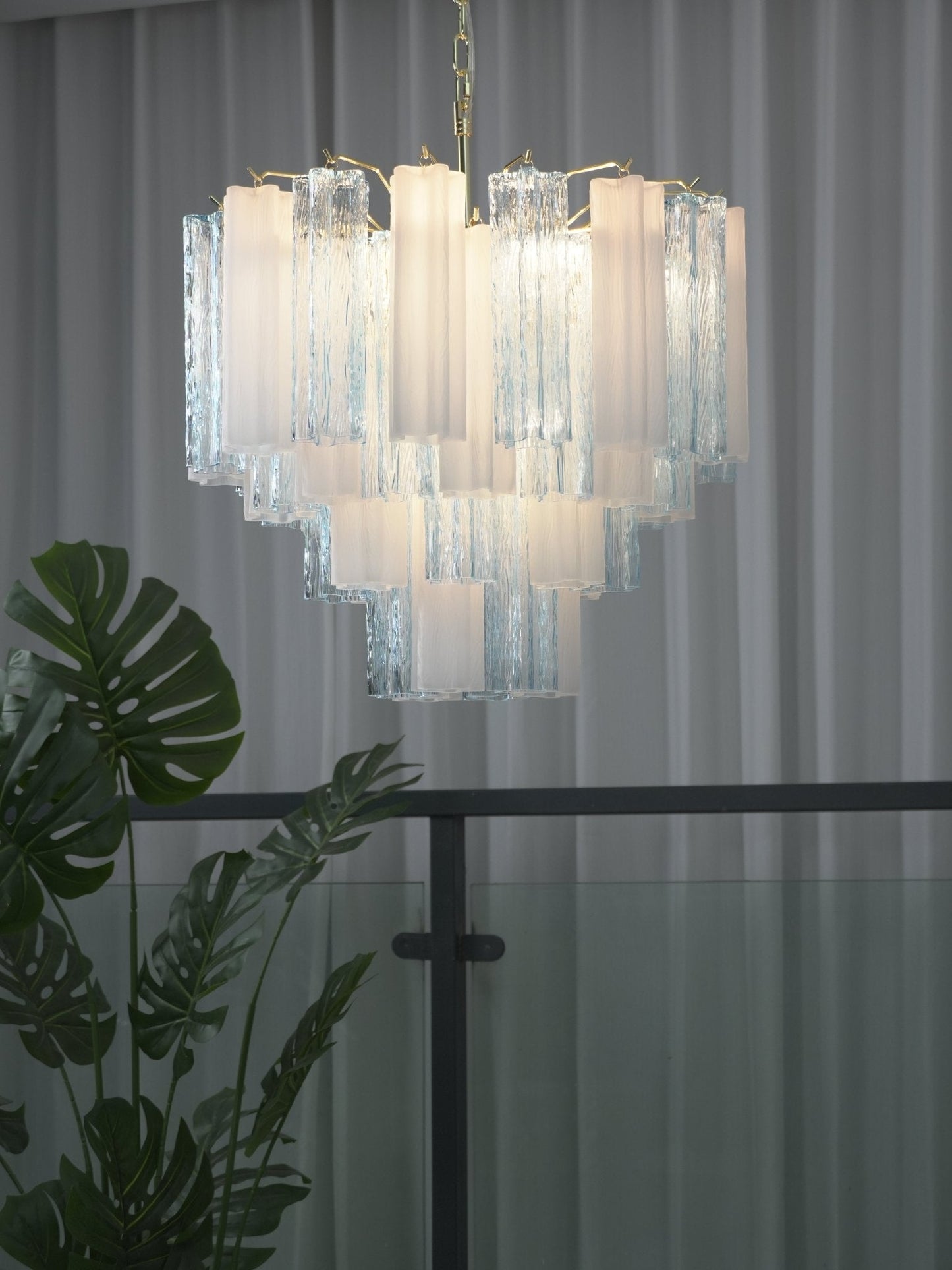 Vellune Cascade Chandelier - Elegant Design with Adjustable Height & L