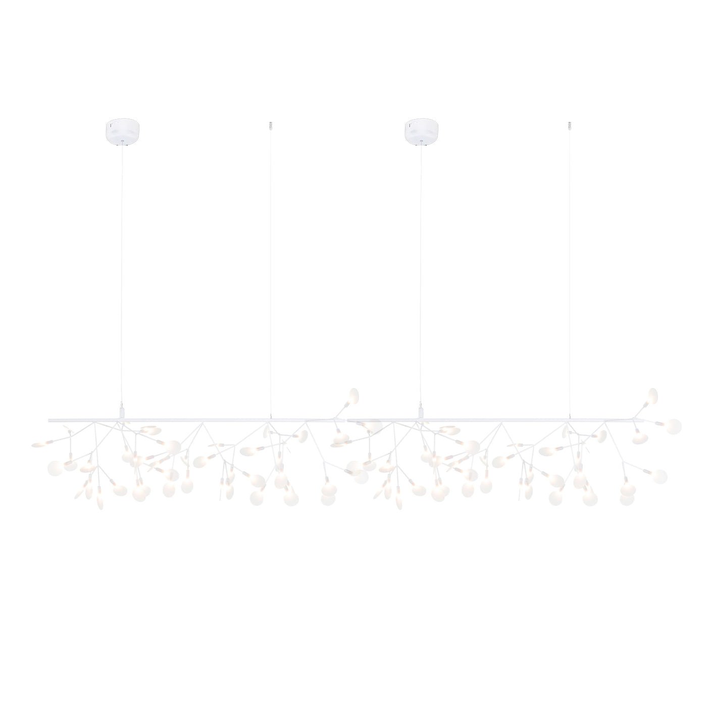 Elegant Long Firefly LED Chandelier - Dimmable & Energy Efficient