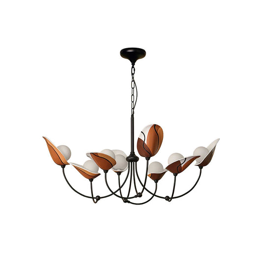 Florea Bloom Crystal Chandelier - Elegant Design & Adjustable Height