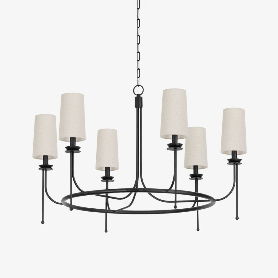 Lydia Chandelier - Elegant Crystal Lighting with Adjustable Height