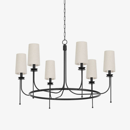 Lydia Chandelier - Elegant Crystal Lighting with Adjustable Height