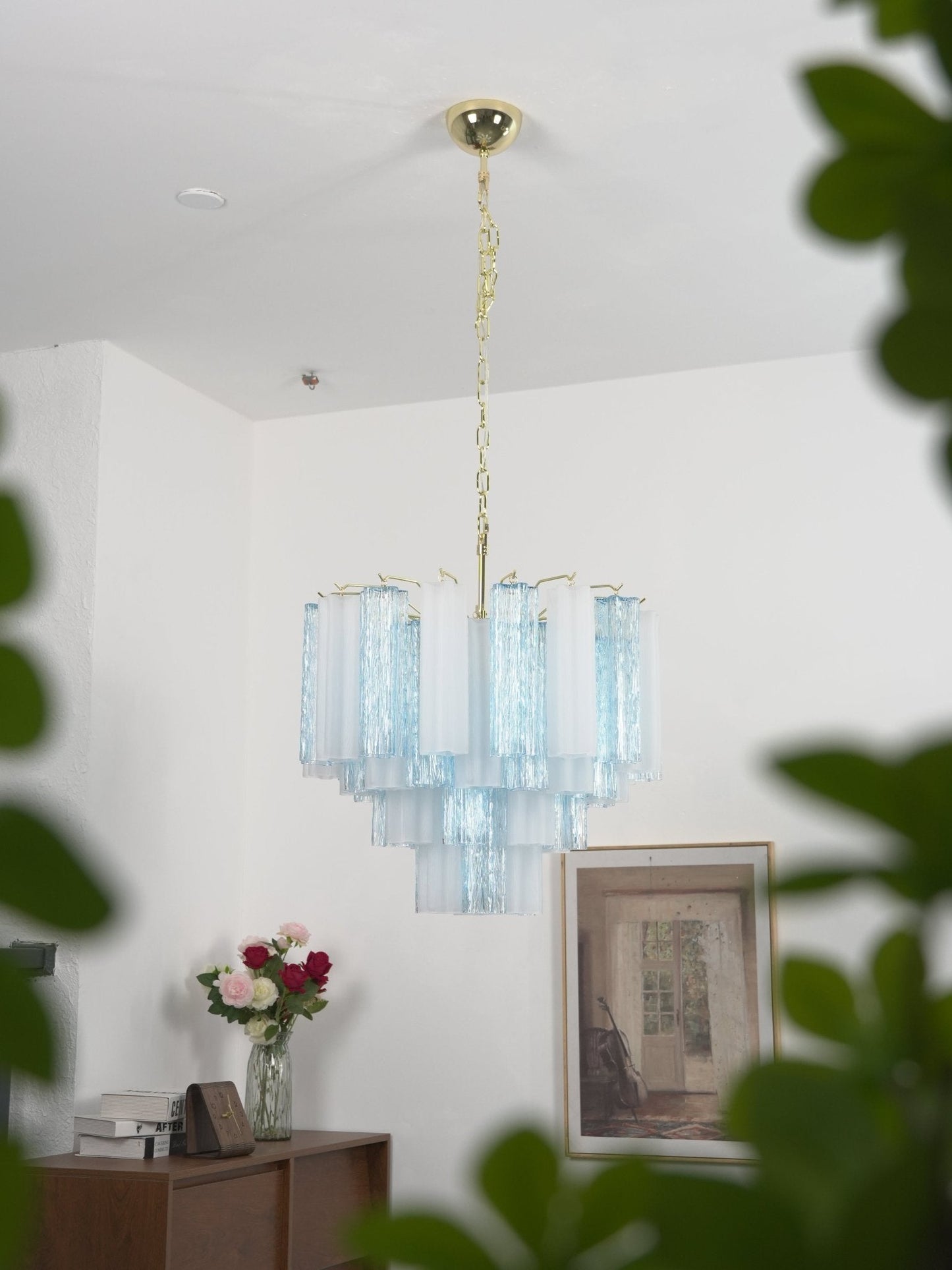Vellune Cascade Chandelier - Elegant Design with Adjustable Height & L