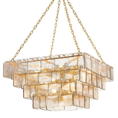 Regal Chain Chandelier - Elegant Lighting with Adjustable Height & Cry
