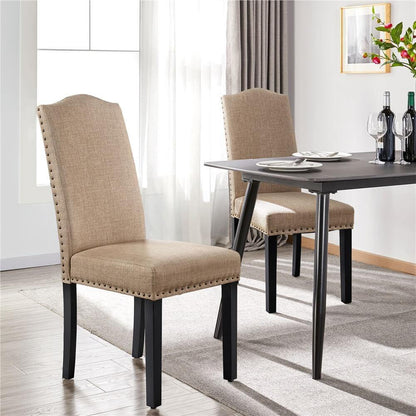 Dining Chairs with Rubber Wood Legs Position 1