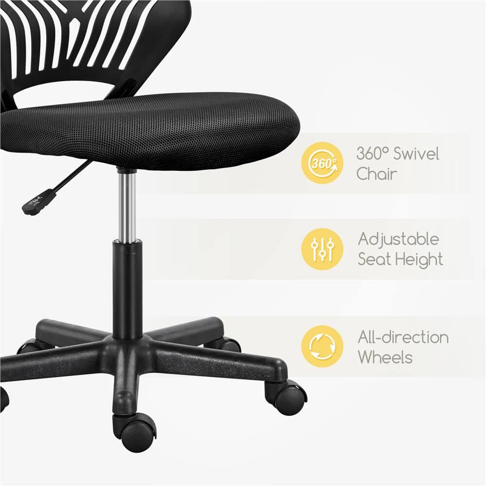 Armless Teens Desk Chair Position 9