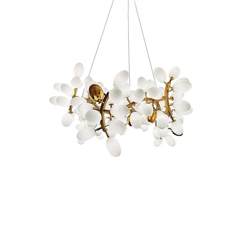 Selene Droplet Chandelier - Elegant Crystal Design with Adjustable Hei
