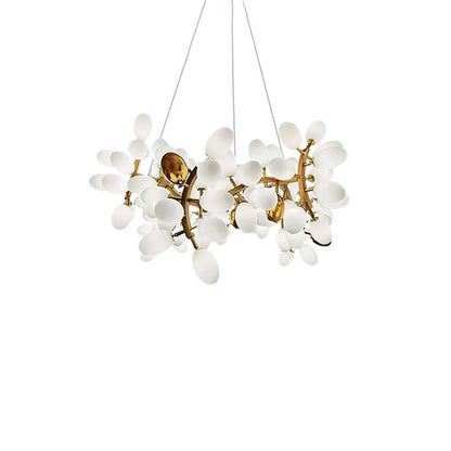 Selene Droplet Chandelier - Elegant Crystal Design with Adjustable Hei