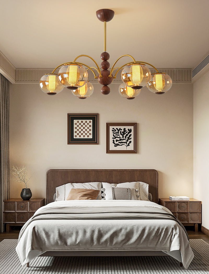 Solstice Bloom Chandelier - Elegant Design with Adjustable Height & LE