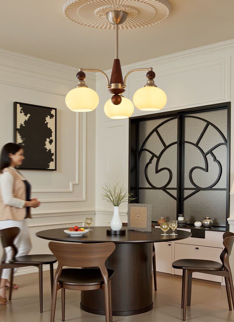 Serenade Chandelier - Elegant Design with Adjustable Height & LED Ligh