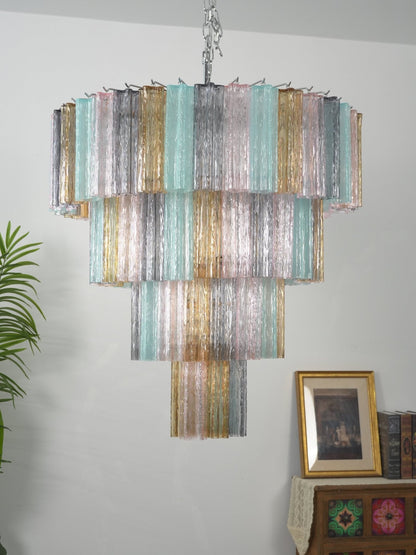 Lustrava Prism Chandelier - Elegant Design with Adjustable Height & LE