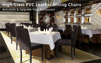 Dining Living Room PU Cushion Chairs 4pcs Position 9