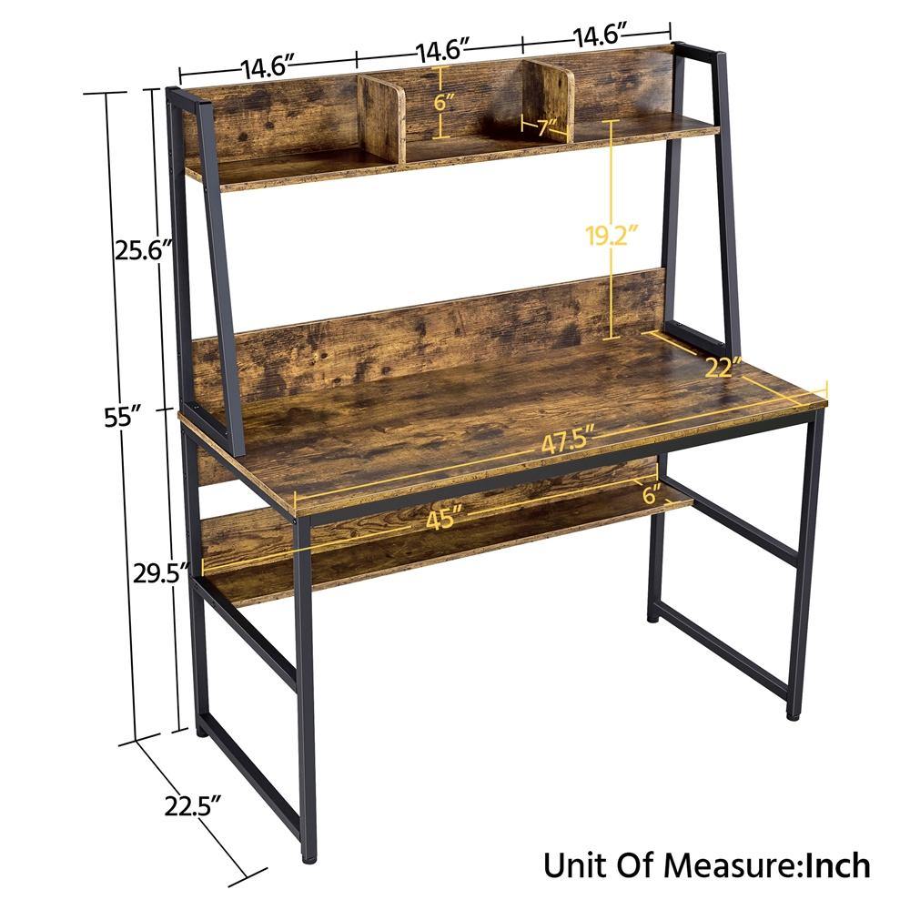 47 Inch Home Office Desk Position 2