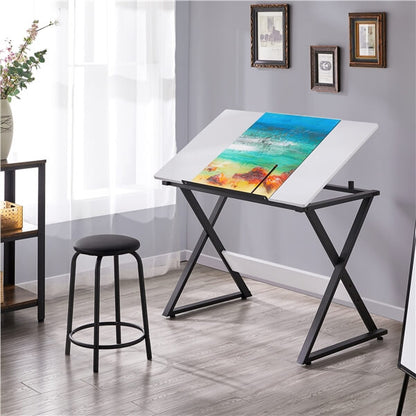 41.7x23.6'' Drafting Table for Artists Art Desk Position 1