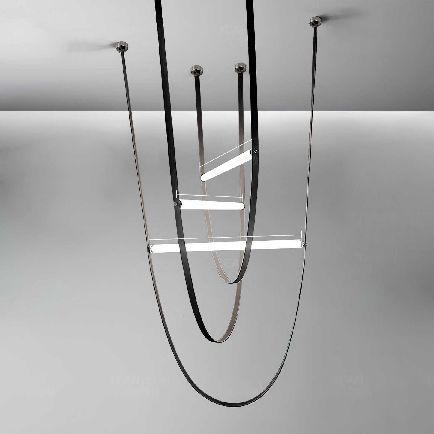 Tracer Belt Pendant Lamp - Adjustable Height, Energy-Efficient LED