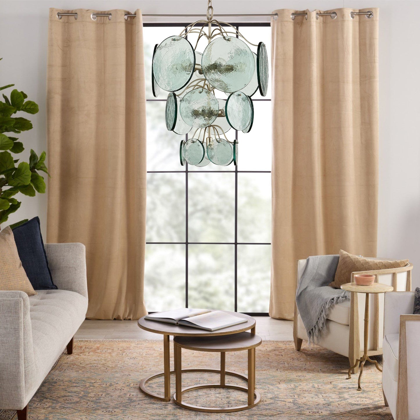 Rovigo Chandelier - Elegant Design with Adjustable Brightness & LED Bu