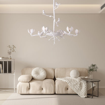 Elegant Passera Chandelier - Adjustable Brightness & Crystal Accents