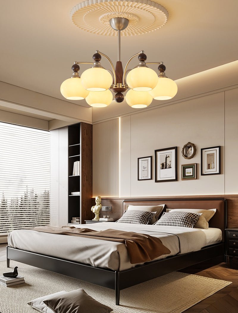 Serenade Chandelier - Elegant Design with Adjustable Height & LED Ligh