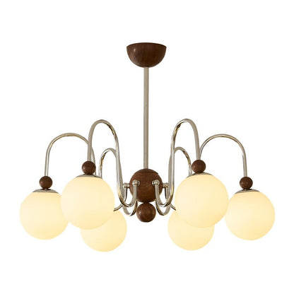 Aurora Loop Chandelier - Dimmable LED, Modern Design, Adjustable Heigh