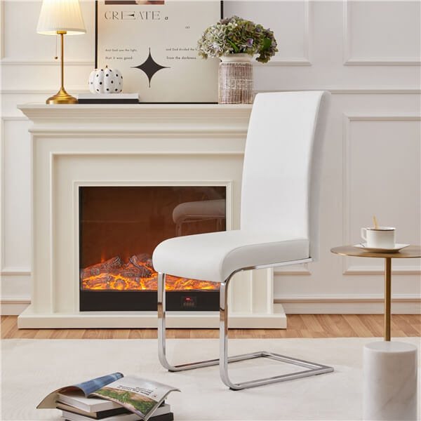 Dining Chairs Set of 6 Modern Faux Leather Position 7