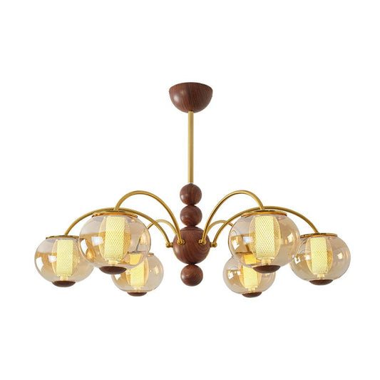 Solstice Bloom Chandelier - Elegant Design with Adjustable Height & LE