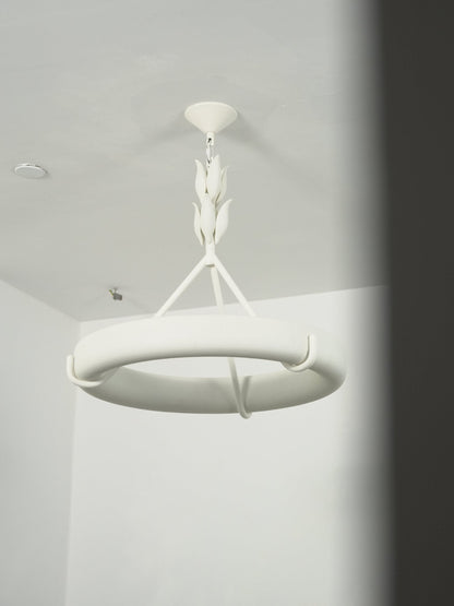 Tinsley Plaster Chandelier - Elegant Design with Adjustable Height & S