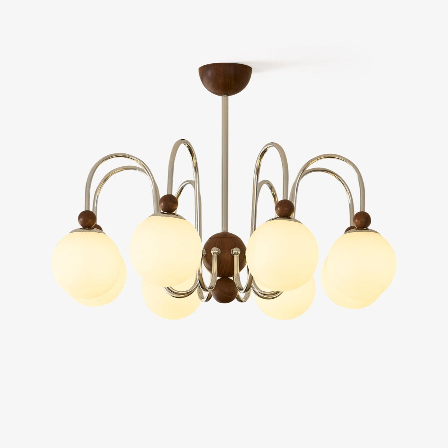 Aurora Loop Chandelier - Dimmable LED, Modern Design, Adjustable Heigh