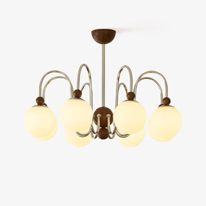 Aurora Loop Chandelier - Dimmable LED, Modern Design, Adjustable Heigh