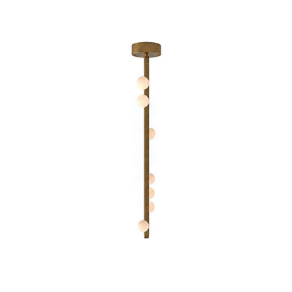 Elegant Brass Glass Drop Chandelier with Adjustable Height & LED Compa