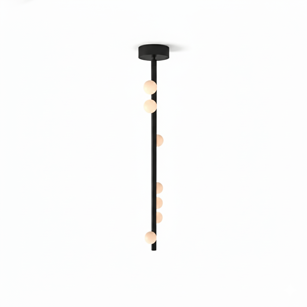 Elegant Brass Glass Drop Chandelier with Adjustable Height & LED Compa