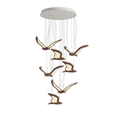 Elegant Warbler Chandelier - Adjustable Height, Energy-Efficient LED
