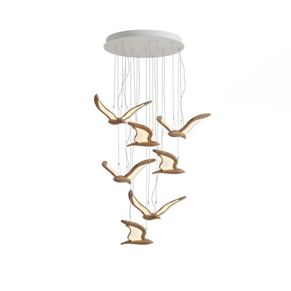 Elegant Warbler Chandelier - Adjustable Height, Energy-Efficient LED