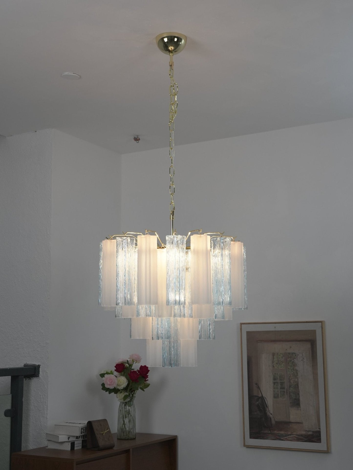 Vellune Cascade Chandelier - Elegant Design with Adjustable Height & L