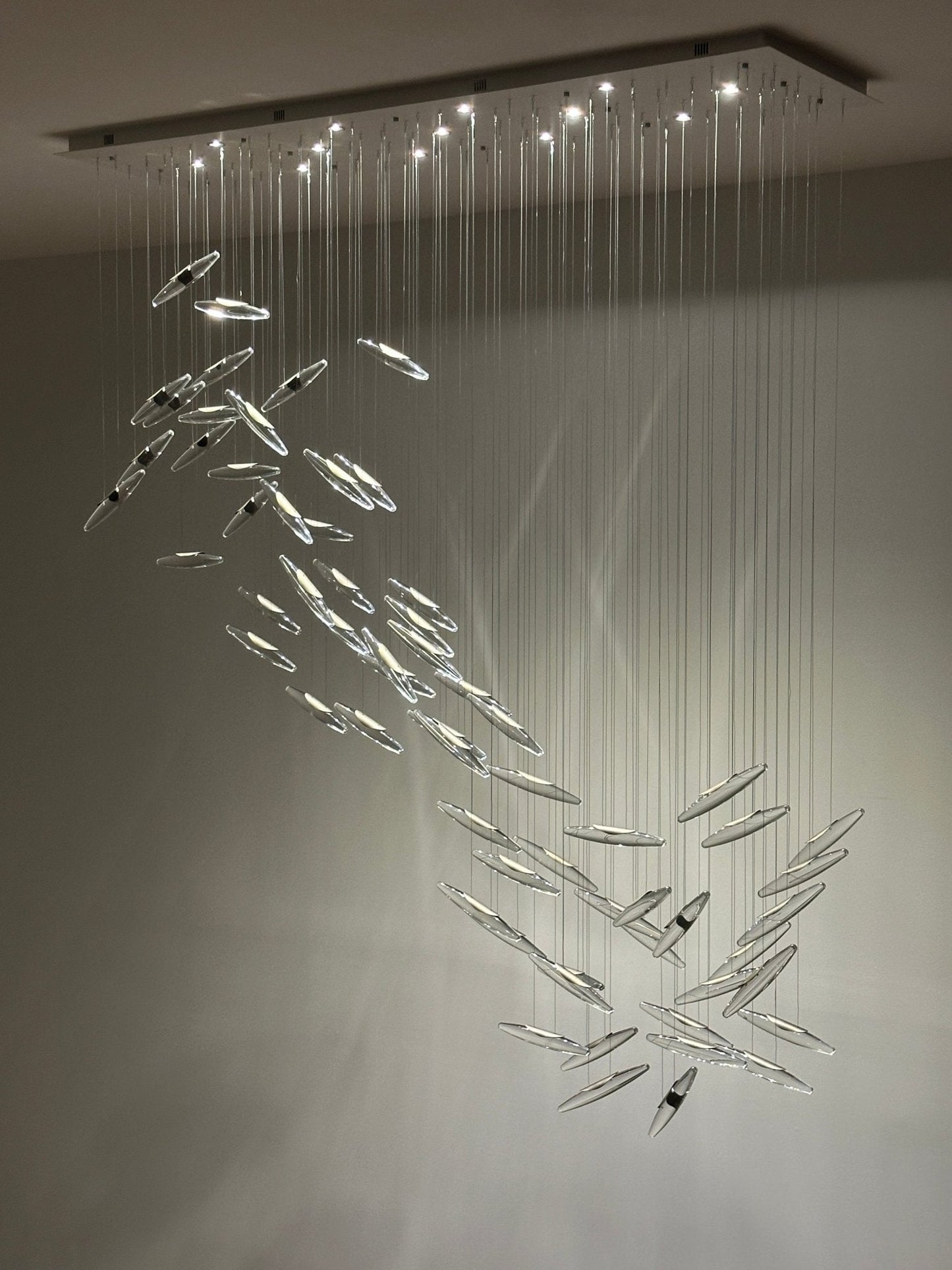 Elegant Moonlight Whispers Chandelier with Adjustable Brightness & Cry