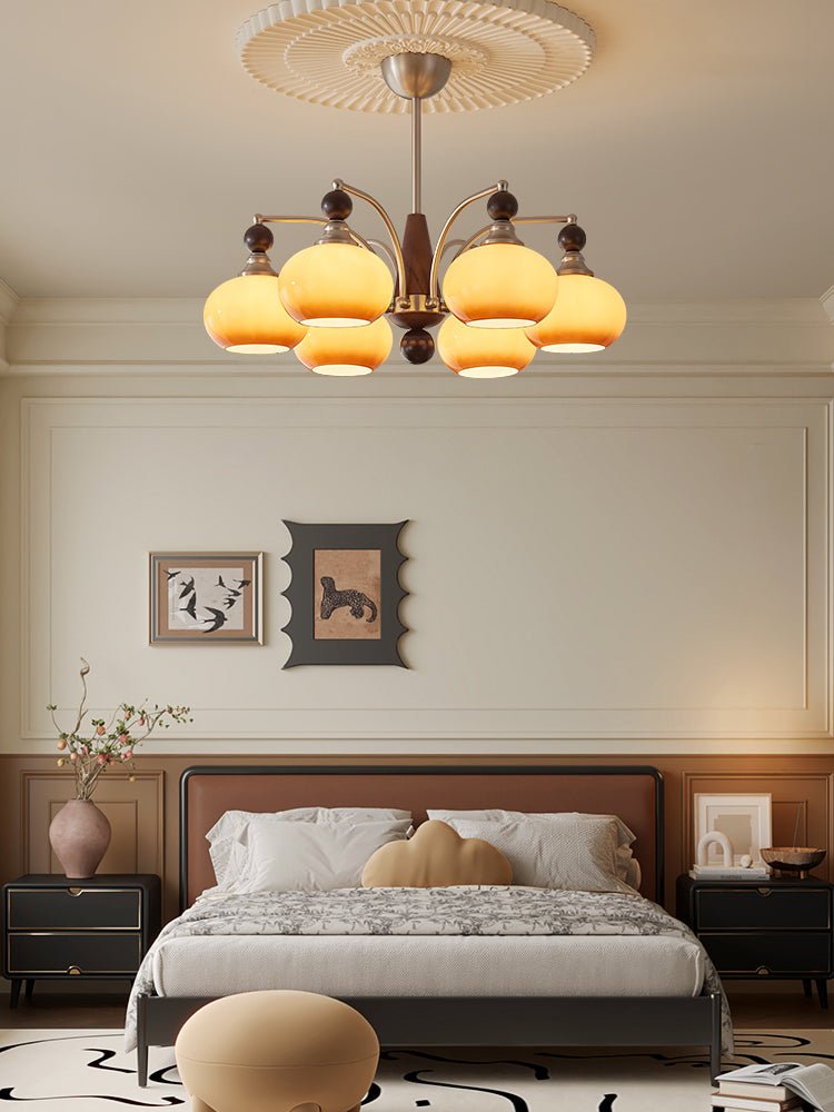 Serenade Chandelier - Elegant Design with Adjustable Height & LED Ligh