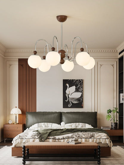 Aurora Loop Chandelier - Dimmable LED, Modern Design, Adjustable Heigh