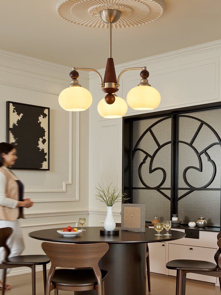 Serenade Chandelier - Elegant Design with Adjustable Height & LED Ligh