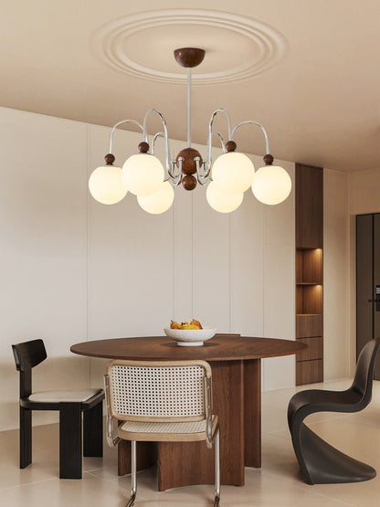 Aurora Loop Chandelier - Dimmable LED, Modern Design, Adjustable Heigh