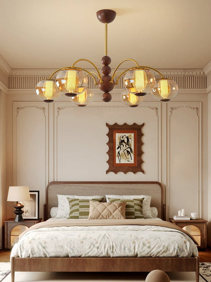 Solstice Bloom Chandelier - Elegant Design with Adjustable Height & LE