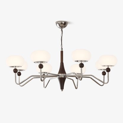 Nimira Chandelier - Elegant Design with Adjustable Height & LED Lighti