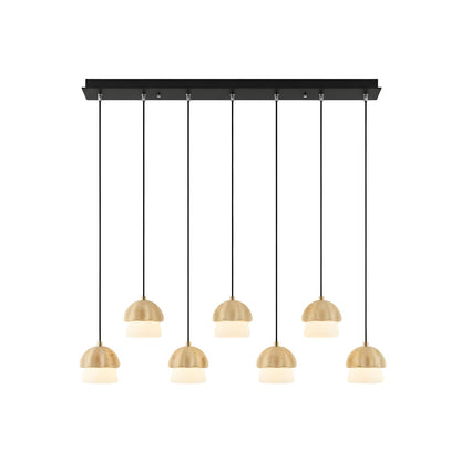 Elegant Mushroom Cluster Chandelier - Adjustable Height & Energy Effic