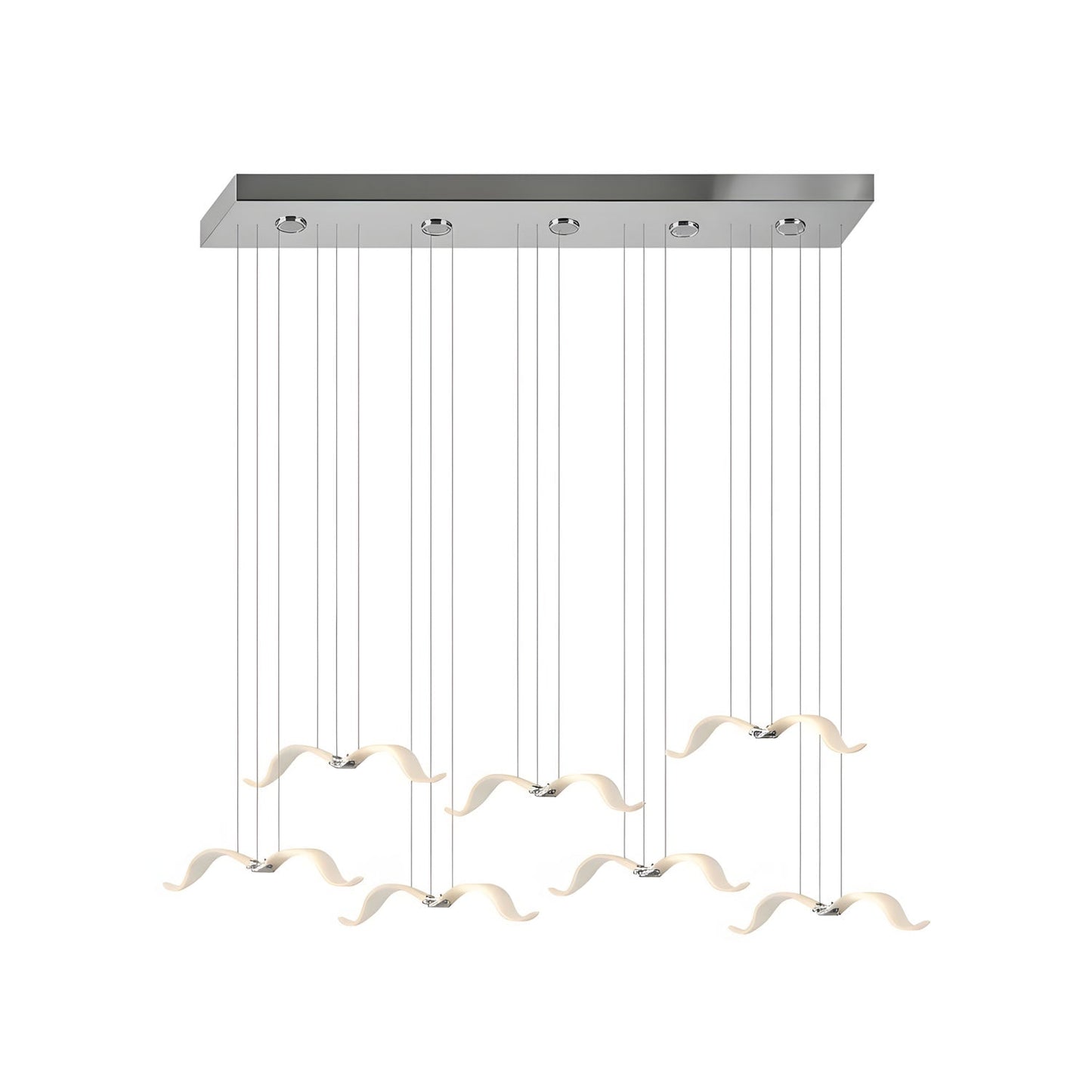 Elegant Large Seagull Chandelier - Adjustable Height, Energy-Efficient
