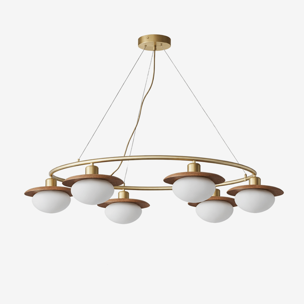 Aurelin Halo Chandelier - Modern Design with Dimmable LED Light