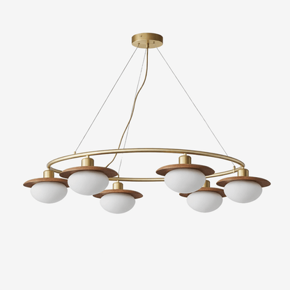 Aurelin Halo Chandelier - Modern Design with Dimmable LED Light