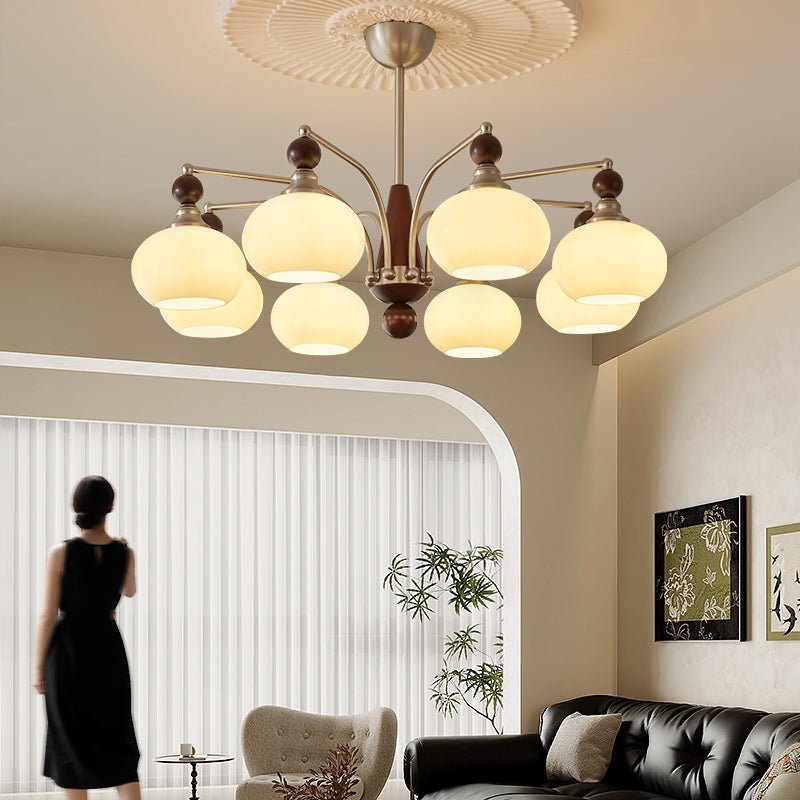 Serenade Chandelier - Elegant Design with Adjustable Height & LED Ligh