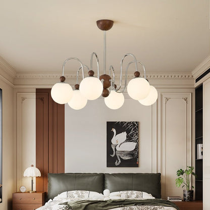 Aurora Loop Chandelier - Dimmable LED, Modern Design, Adjustable Heigh