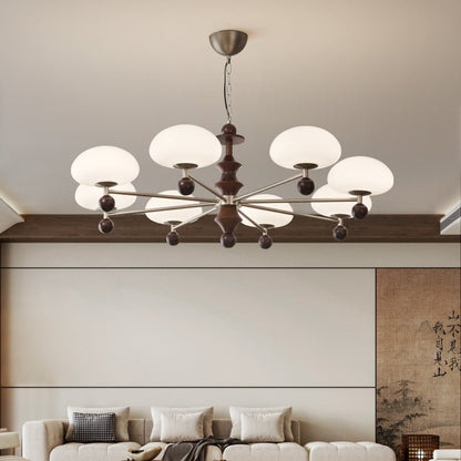 Elswyth Chandelier - Elegant Design with Adjustable Brightness & Energ