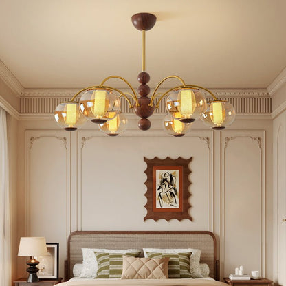 Solstice Bloom Chandelier - Elegant Design with Adjustable Height & LE